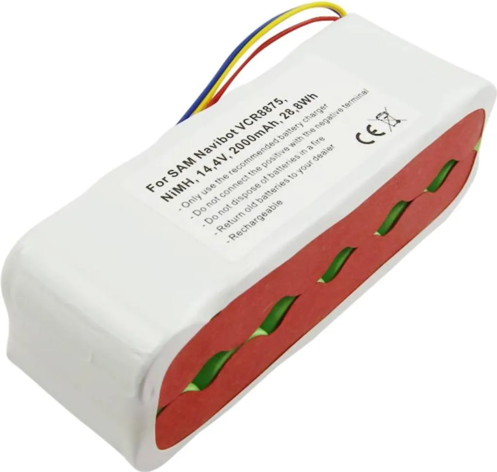 Batterie Avizar pour Samsung Navibot VCR8875 NiMH 14,4V 2000mAh Blanc