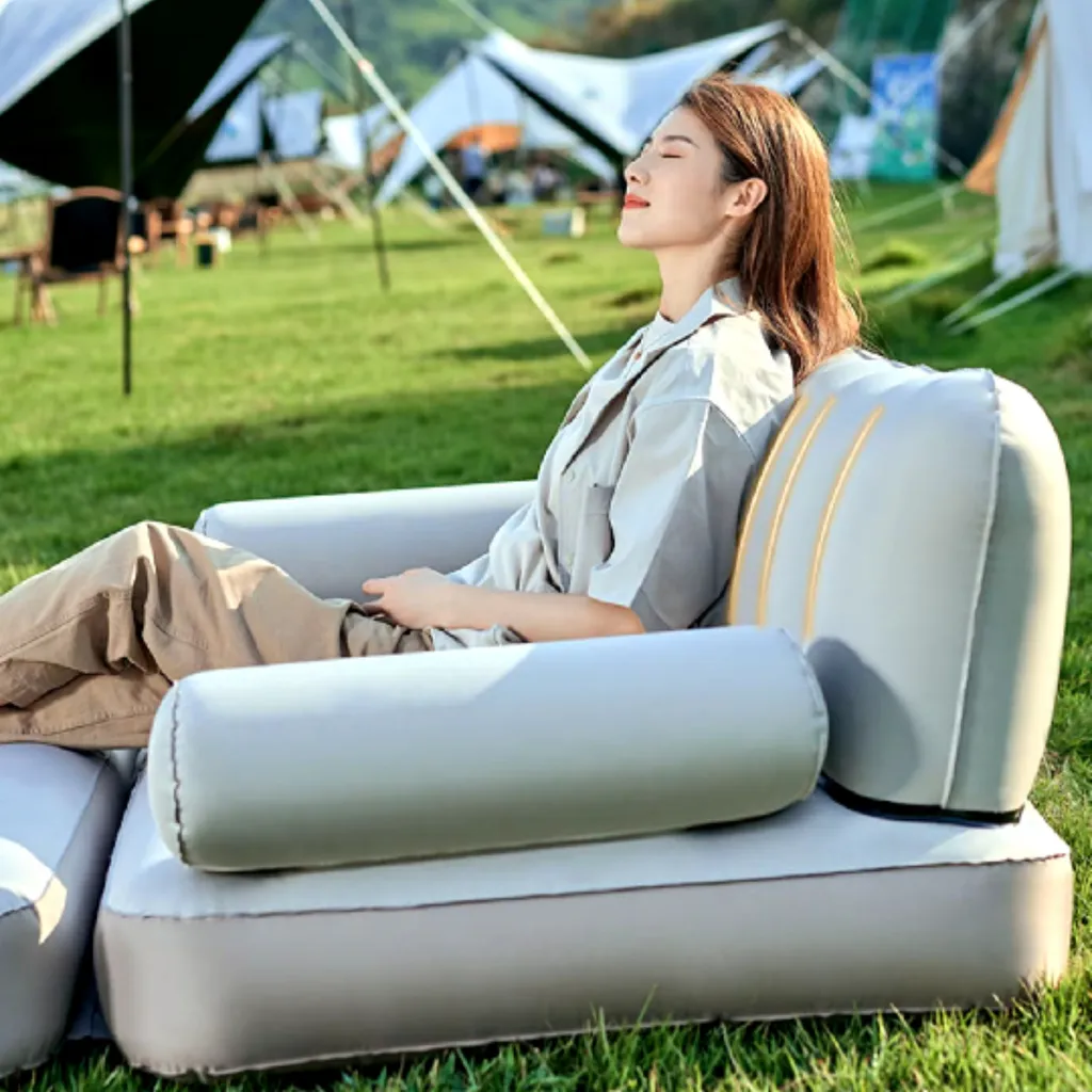 Canapé-lit gonflable SOFLINKA : la solution couchage d'appoint rapide - 10