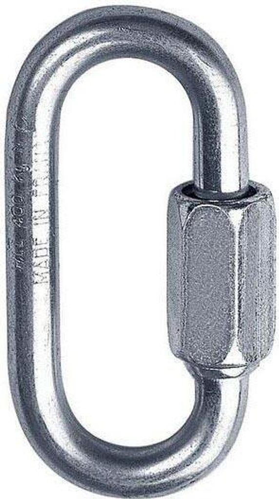 Singing Rock Mallon Mini Oval Karabinerhaken Silber Silber One Size