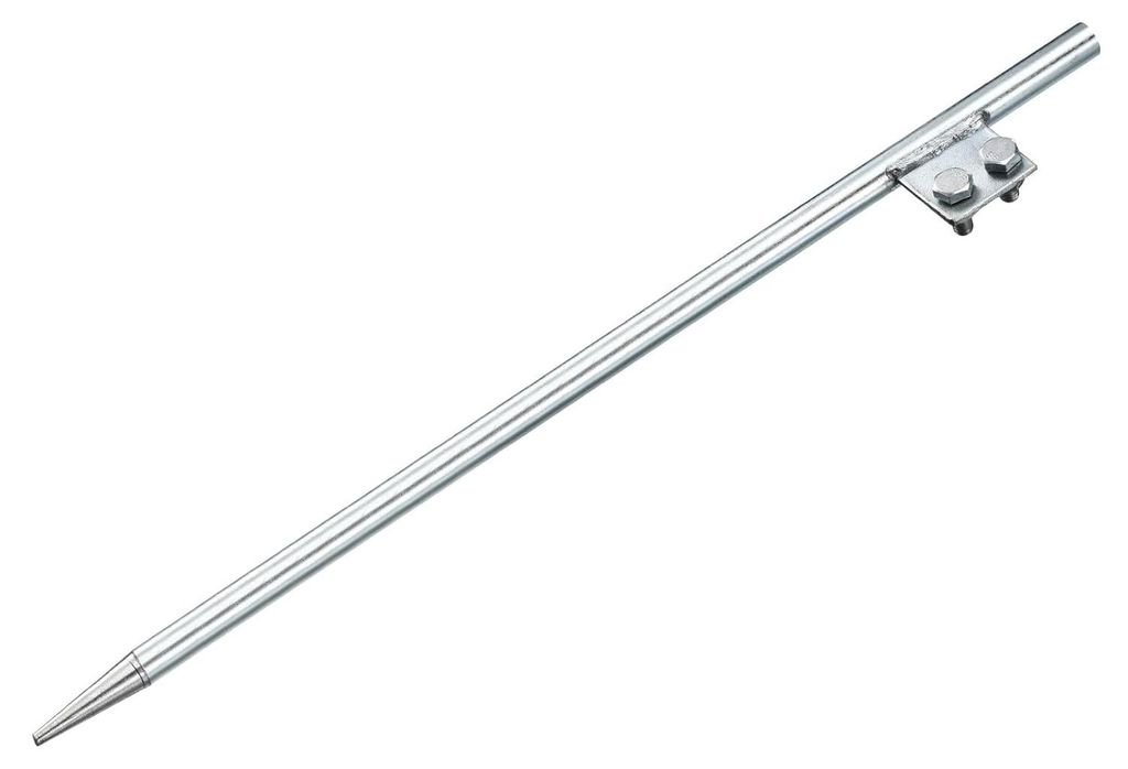 Erdungsstab Blitzschutz Zinkbeschichtet Langlebig Antennen Silber 80 cm