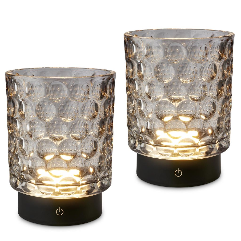 BRILONER - Zestaw 2 lamp stołowych LED, bezprzewodowe, Zdjęcie produktu  Obraz wygenerowany przez AI