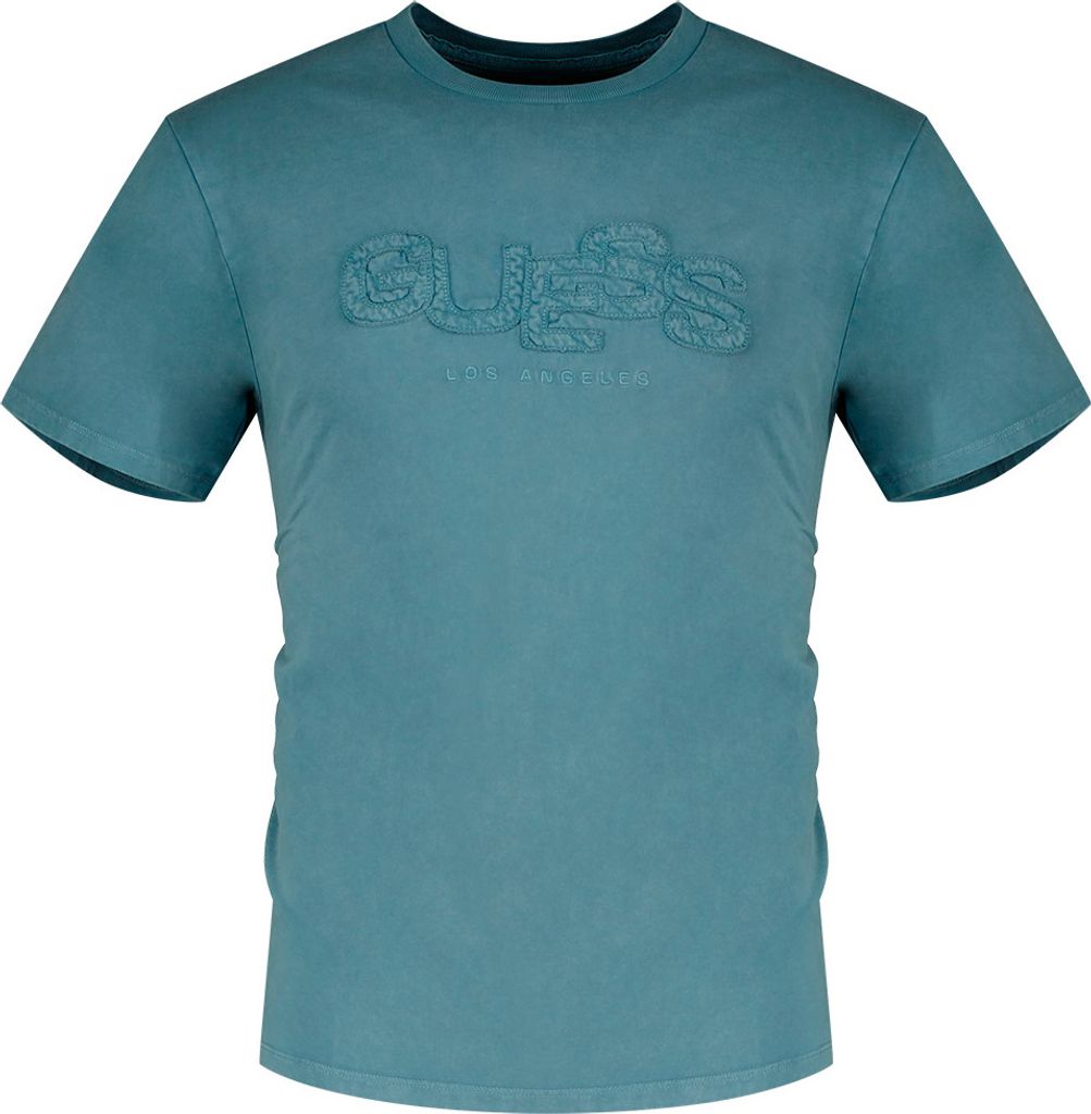 Guess Bsc Guestack Kurzarm-t-shirt Grau S Mann Grau S