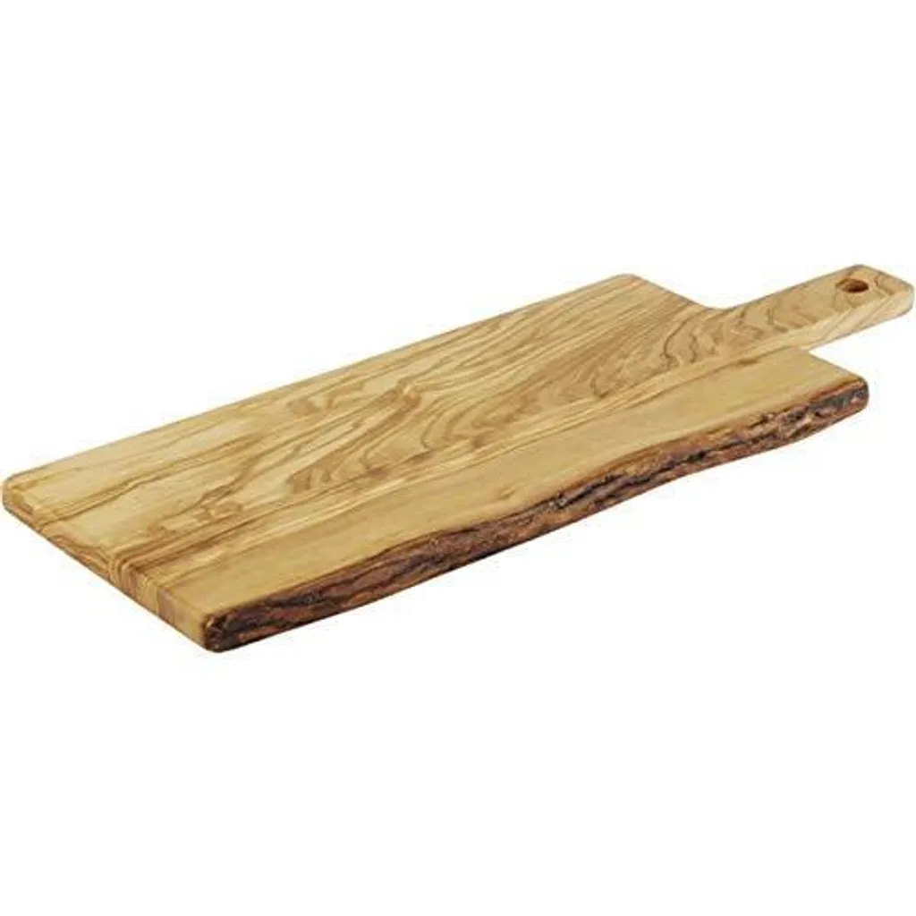 Tagliere APS Olive 874 in Legno d'Olivo Naturale | 55x20 cm per Gourmet