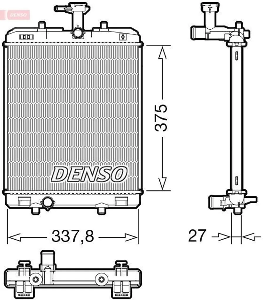 Radiateur pour Citroën C1 et Toyota Aygo B4 - Réparation Refroidissement