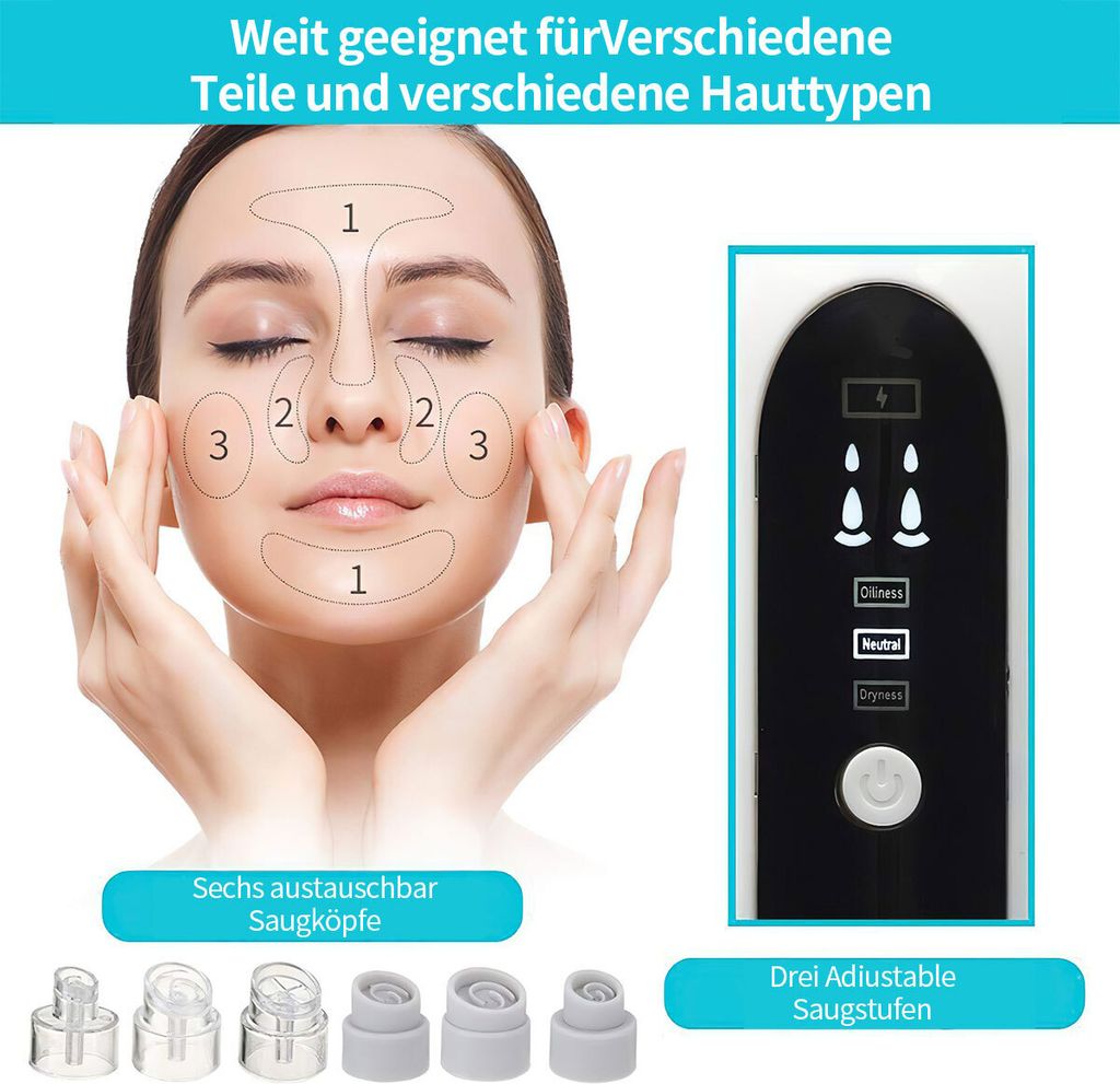 Mitesserentferner Elektrischer Mitesserentferner für das Produktbild 4