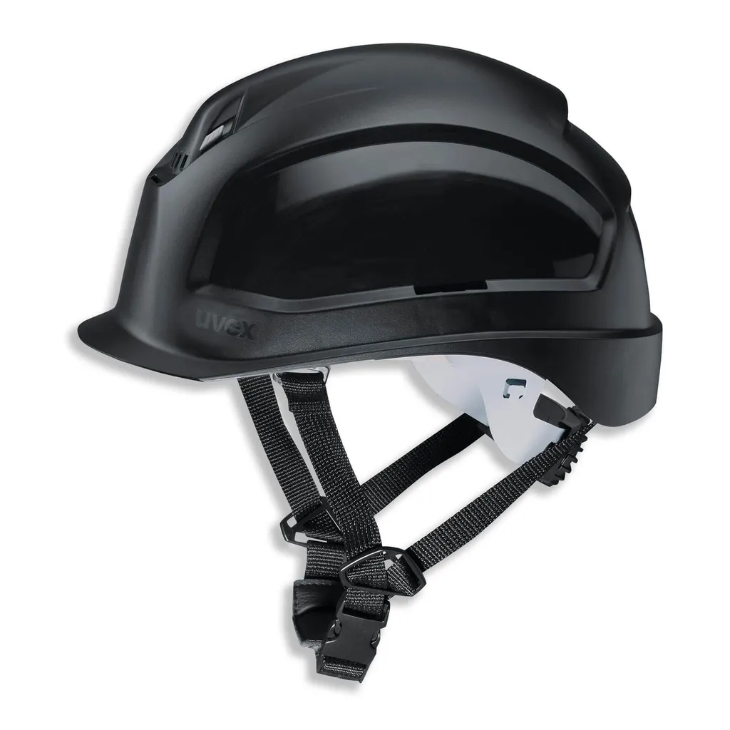 Casque de sécurité uvex pheos S-KR noir idéal pour travaux en hauteur