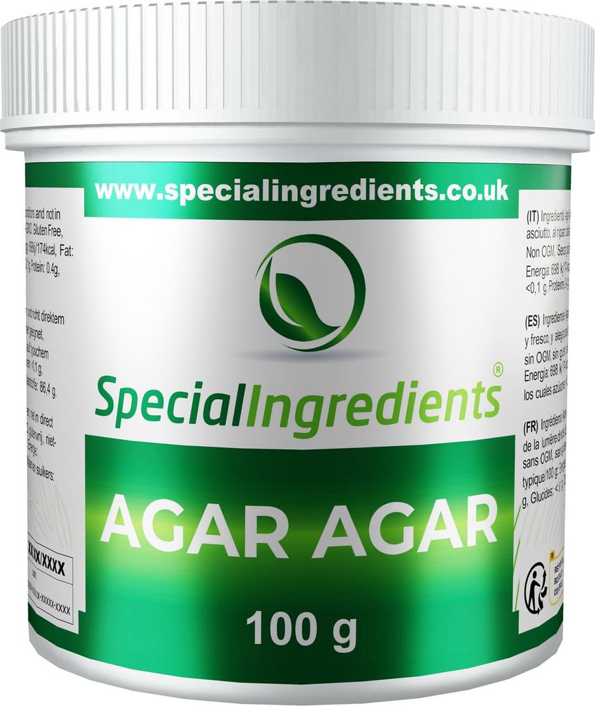 Speciální složky Agar agar v prášku 100 g - veganská Obrázek produktu 