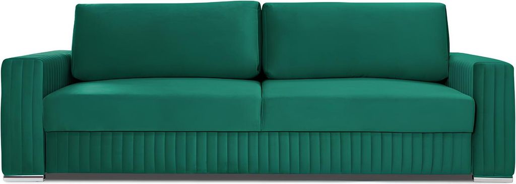 Sofa 3 Sitzer Couch Design Polster Modern Textil Stoff Bettfunktion Dreisitzer