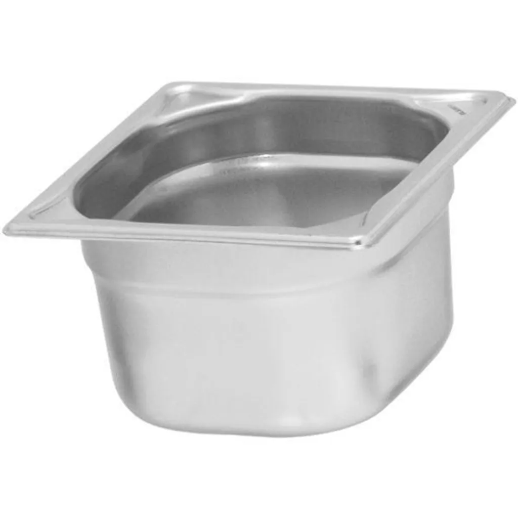 Contenitore GN B.PRO 1/6 in acciaio inox 18/10, profondità: 100 mm, capacità: 1,60 litri