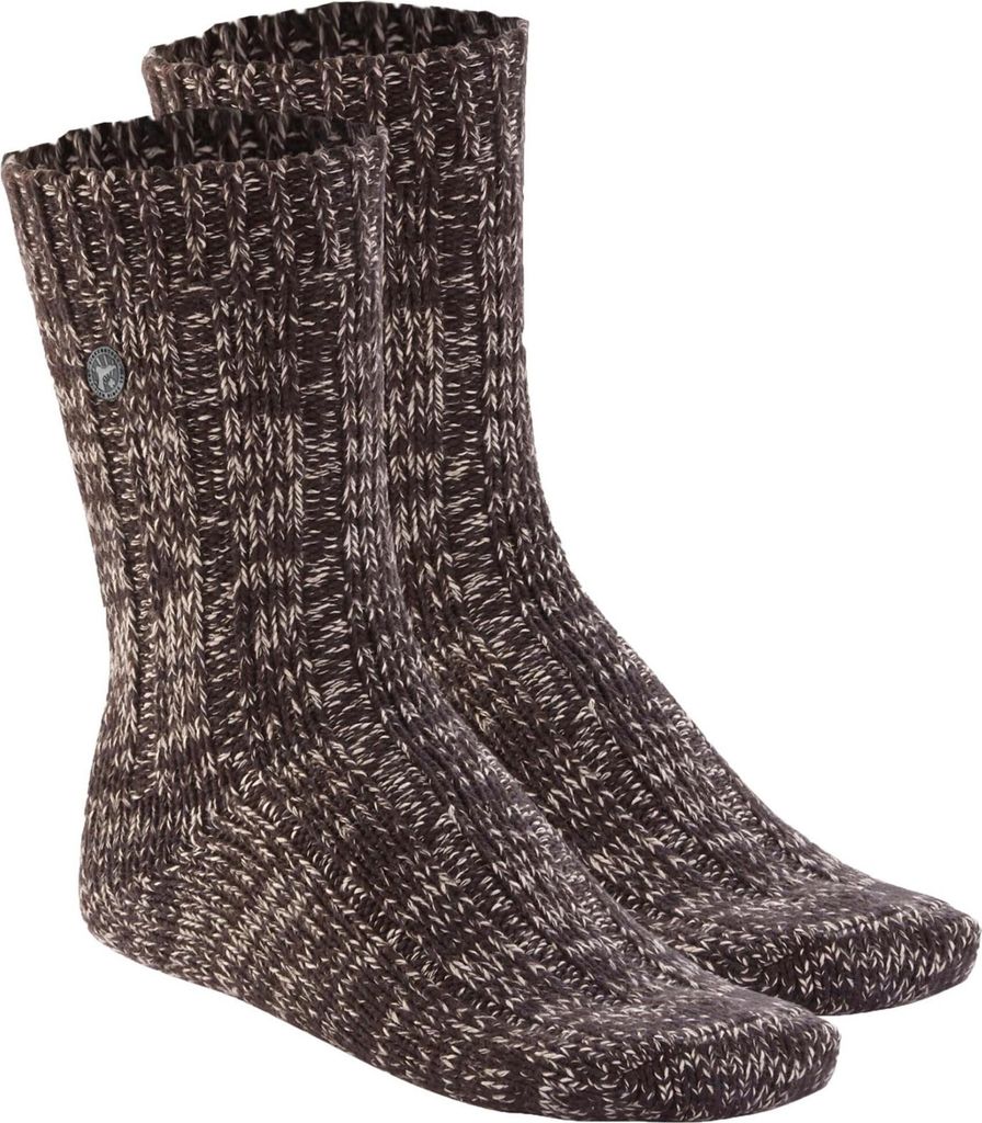 BIRKENSTOCK Herren Socken, 2er Pack - Strumpf, Baumwolle Twist, Baumwoll-Moulinégarn Braun 45-47