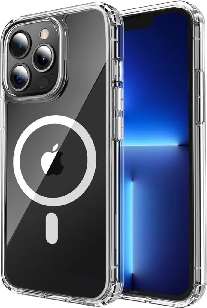 Techsuit MagSafe Pro Back Cover Hülle für Apple iPhone 13 Pro - Transparent