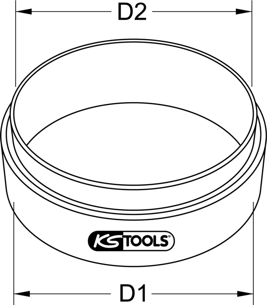 Outil de pose pour segments de piston Volvo 110 mm - Entretien Moteur - 5