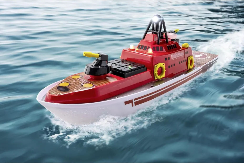 Bateau de Secours Carson RC : Modèle Réduit sans Interférence 100% RTR