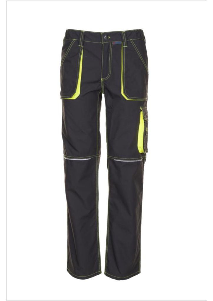 Planam  Basalt Neon Bundhose anthrazit/gelb Gr. 44, 6220044 Produktbild 