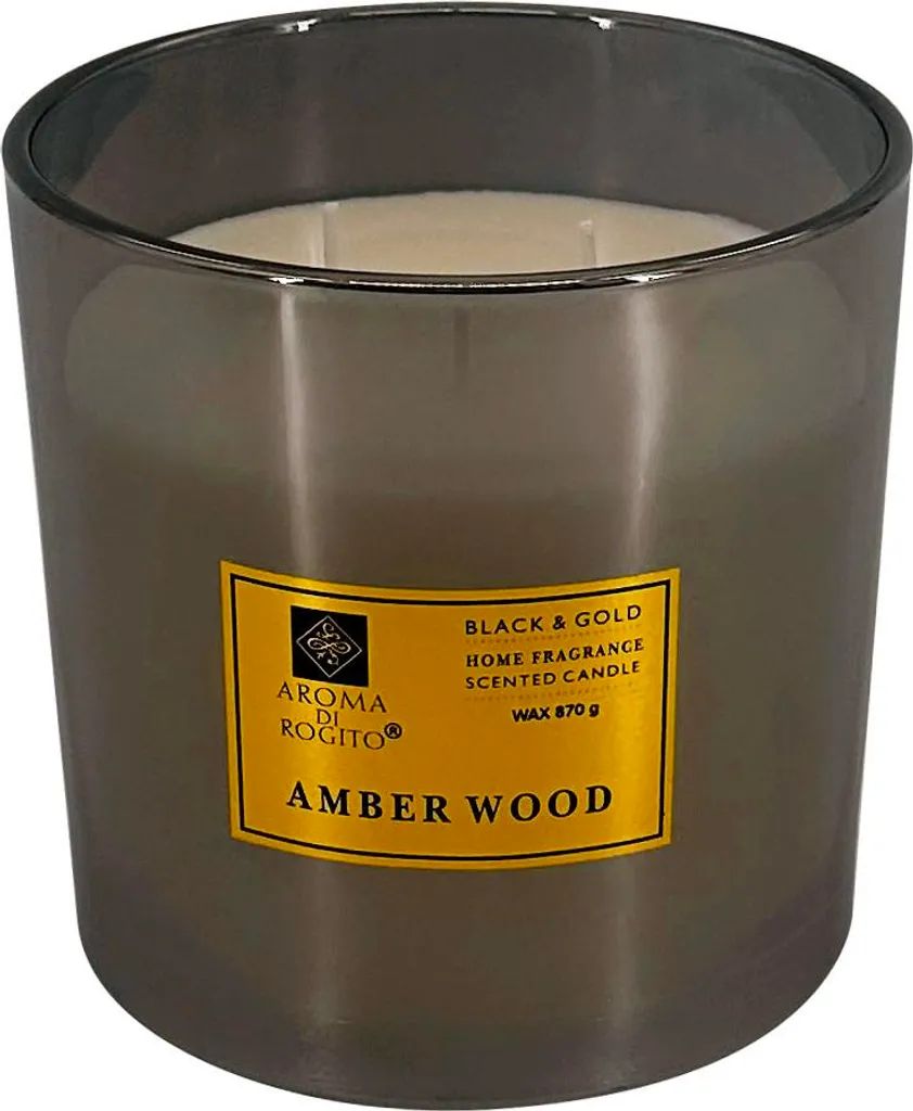 Candela Profumata Ambra 15x15 - Atmosfera Relax e Benessere Casa