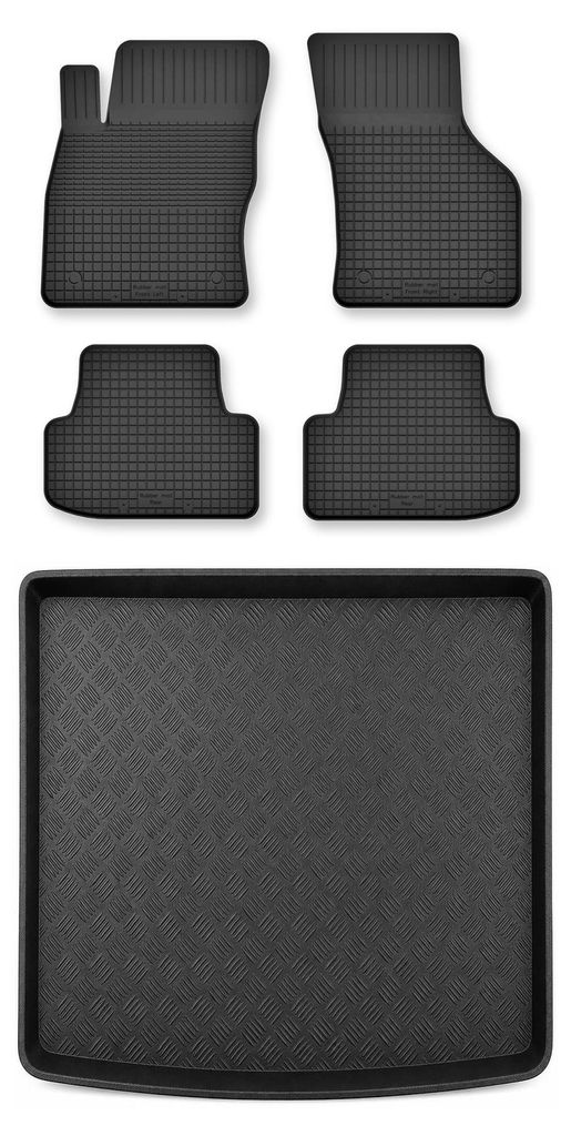 Gummimatten + Kofferraumwanne für Volkswagen Golf VIII ab Produktbild 