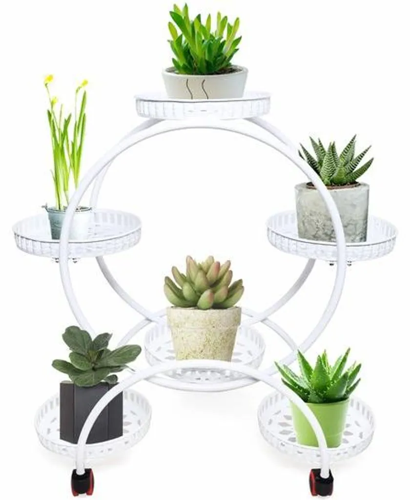 Porte-fleurs pour balcon et salon blanc pour optimiser votre espace