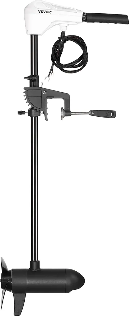 Moteur de Traîne Électrique pour Kayak et Bateau de Pêche 12V 55lbs