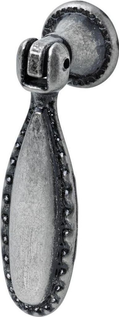 Hettich Möbelknopf Zinkdruckguss silber 60,0 x 18,5 mm - 1 Stück