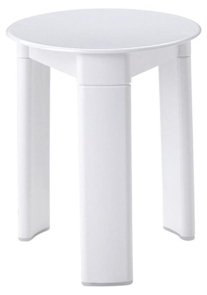 Sedia da bagno TRIO, diametro 33x40cm, bianco Immagine del prodotto 