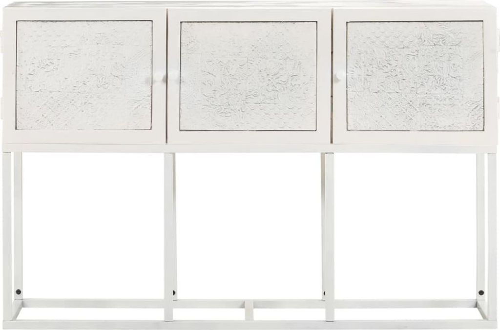 vidaXL Sideboard 115x30x76 cm Mango Massivholz