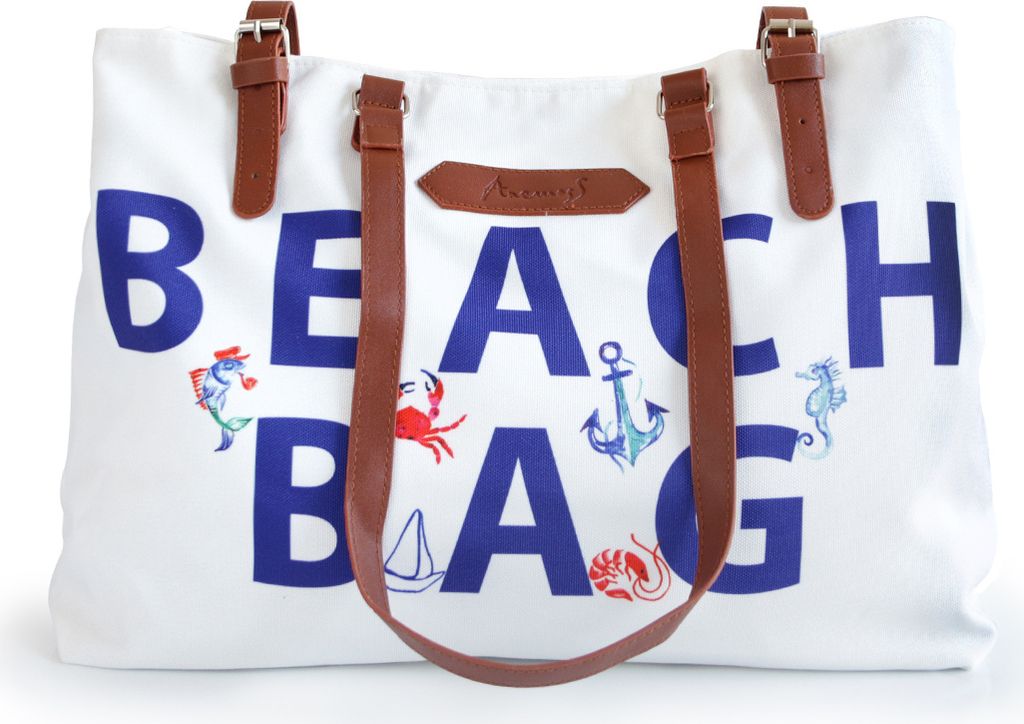 Anemoss Strandtasche, wasserdichte und sandfeste Strandtaschen, Geschenke für Frauen und Mädchen, leichte modische Hand- und Schultertasche, magn...