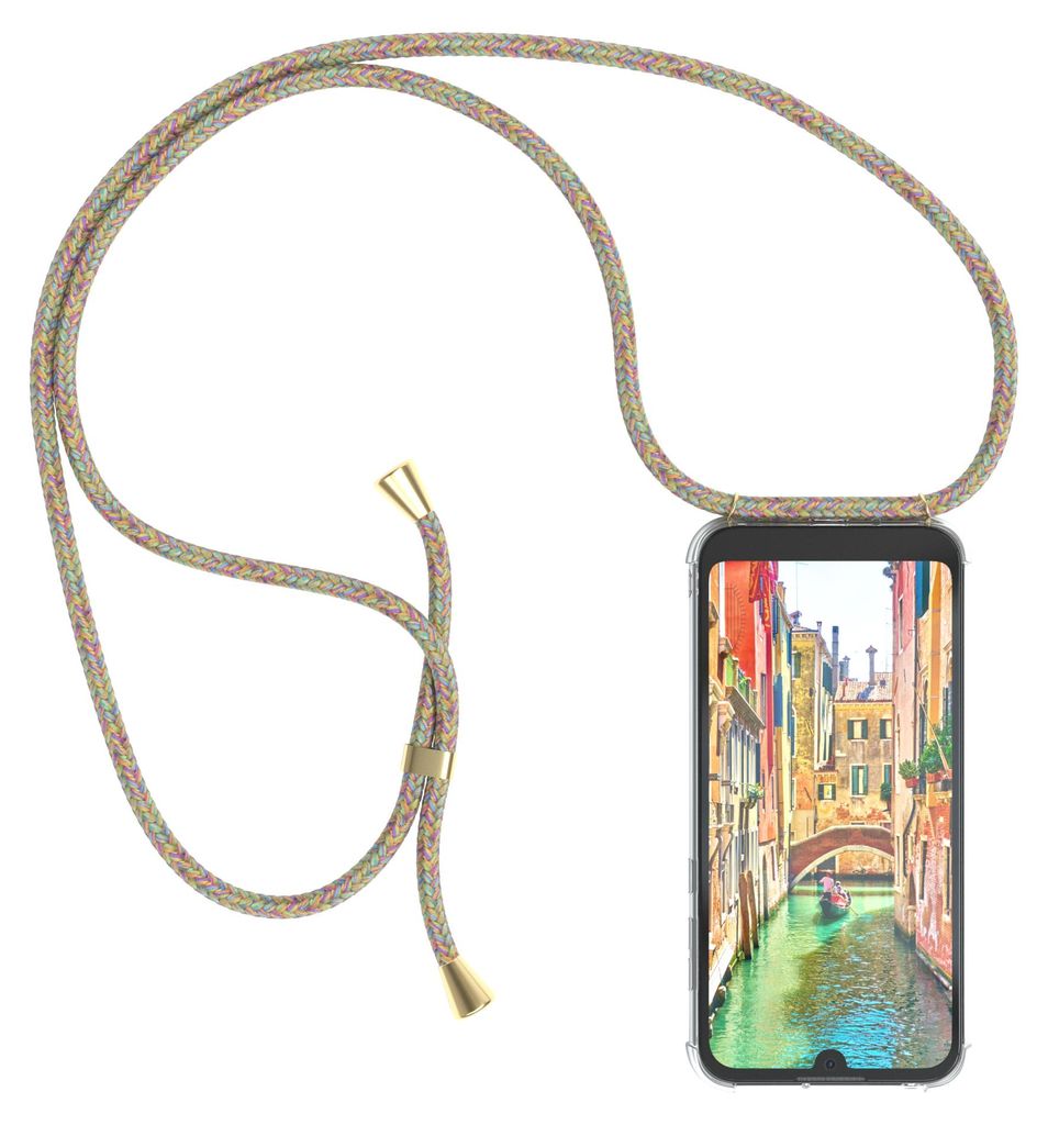 EAZY CASE Handykette mit Hülle für Huawei Y5 (2019) / Honor 8s Backcover Handykette, zum Umhängen in Bunt