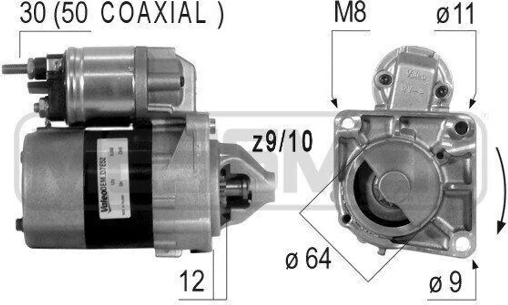 Démarreur pour réparation Fiat 500L Panda et Ford Ka thermique