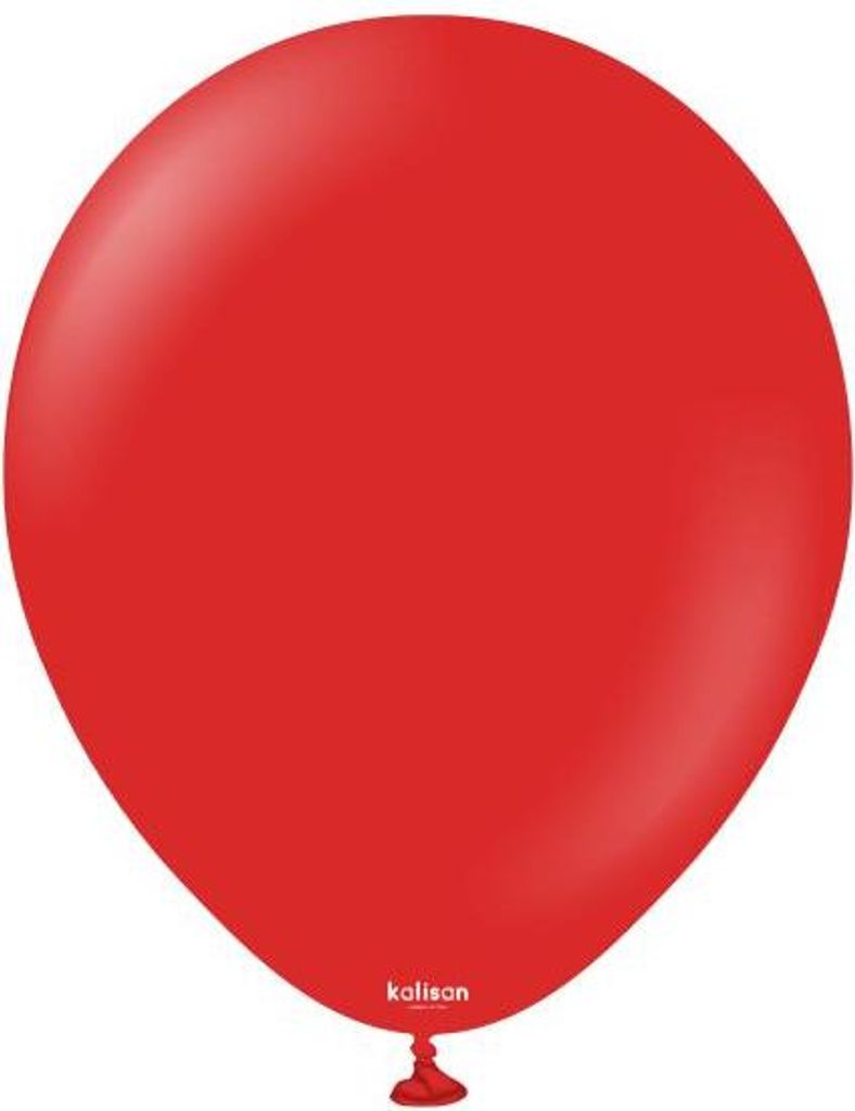 Kalisan Rote Latexballons, rot 45cm, 25 Stk.