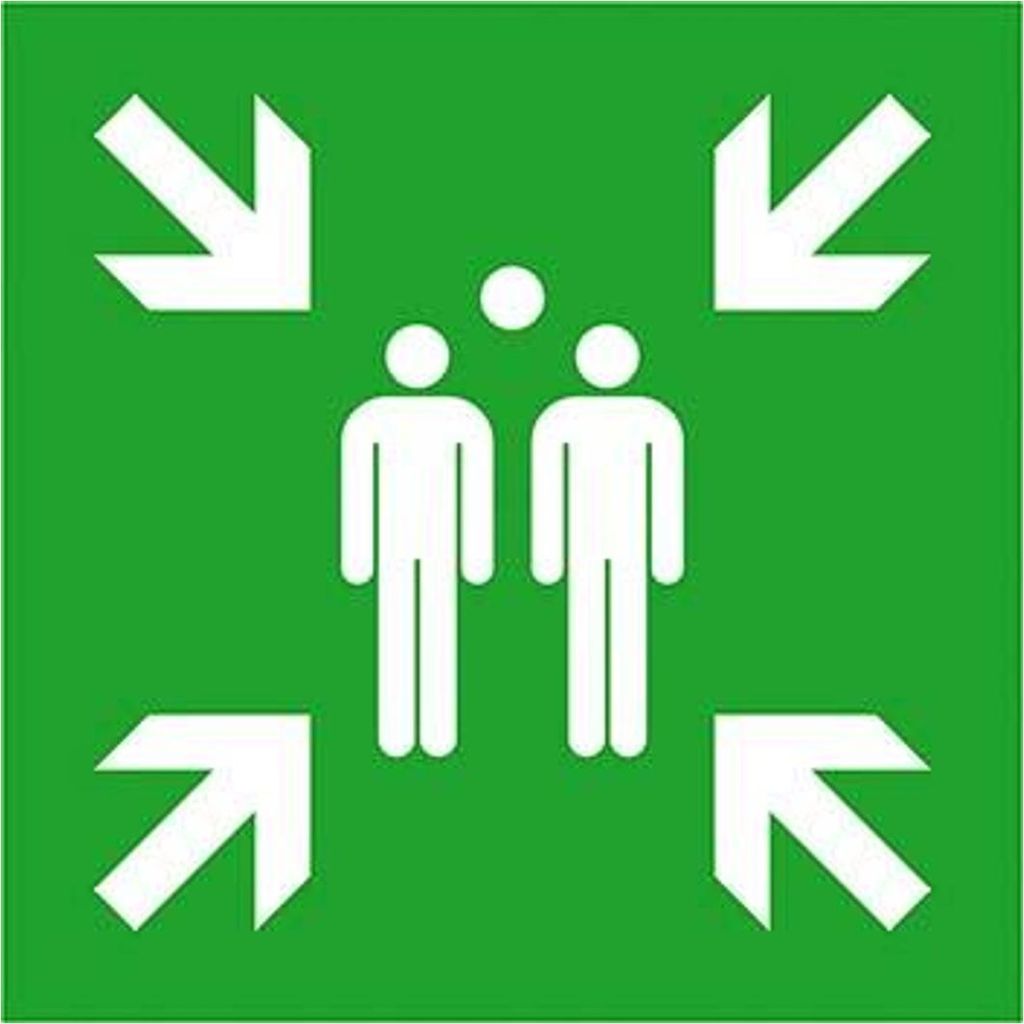 Sicherheitsschild Fol Sammelstelle 400x400