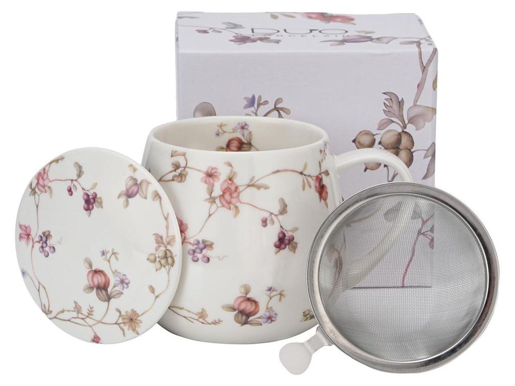 Porcelánový hrnek s čajovým sítkem Safa Obrázok produktu 