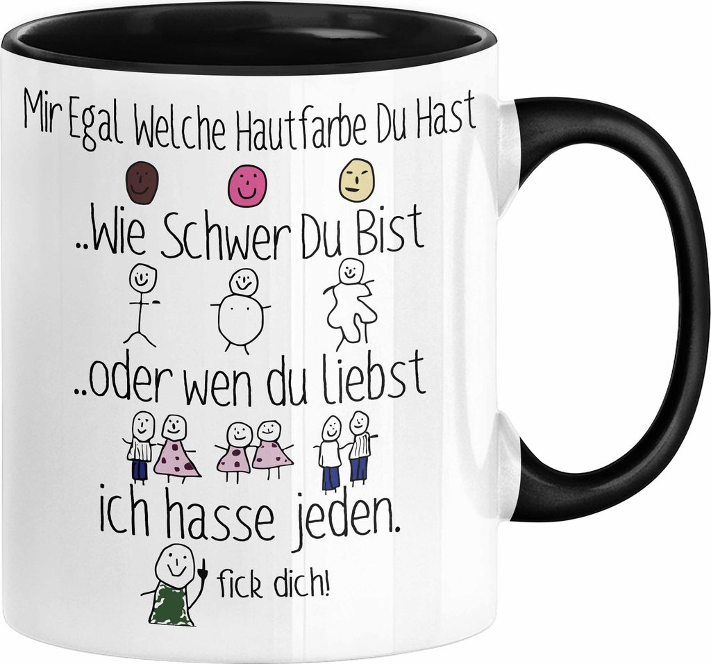 Ich Hasse Jeden Tasse Geschenk Beste Freundin Humor Produktbild 