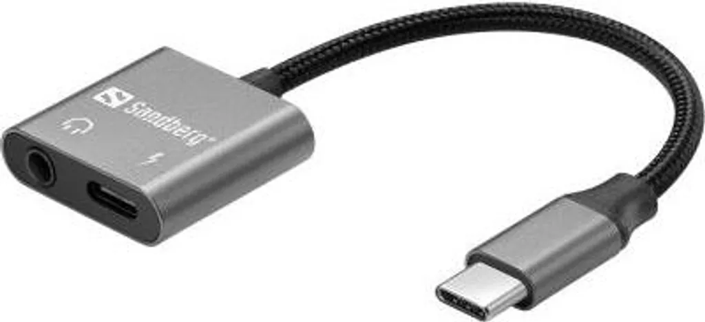 Adattatore USB-C Sandberg 136-67: Jack Audio 3.5mm + PD 65W Grey