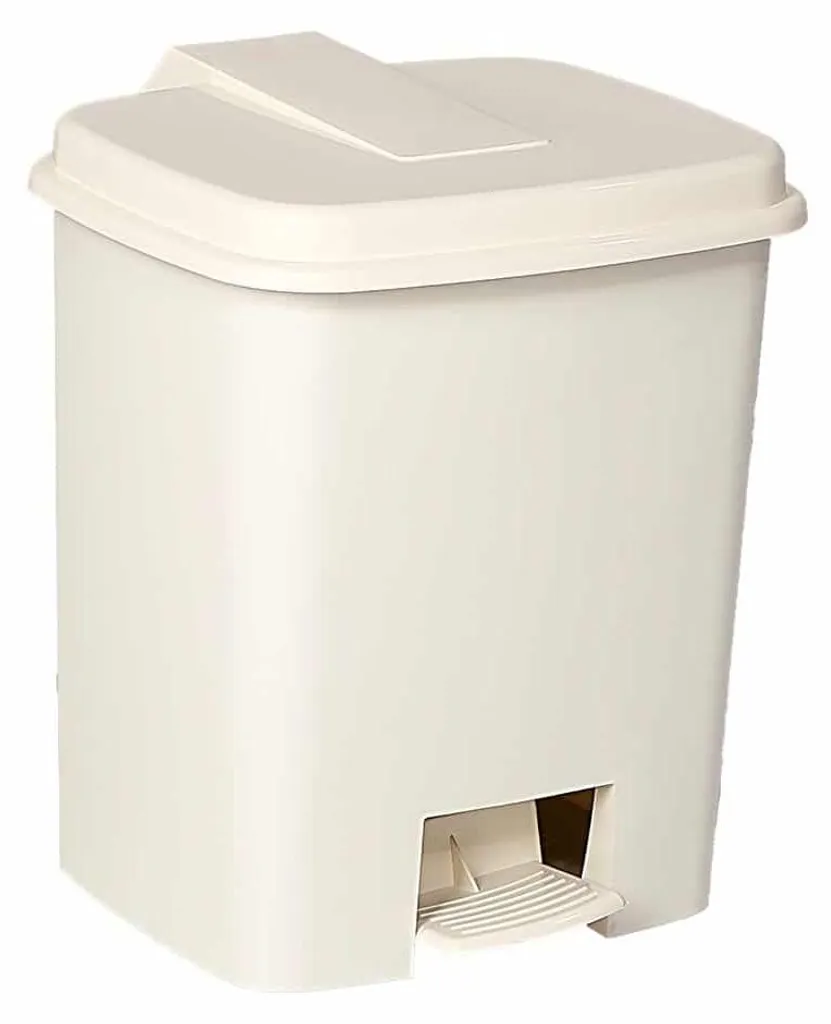 Corbeille 45L blanche Teko-plastic 106.533 pour cuisine et atelier