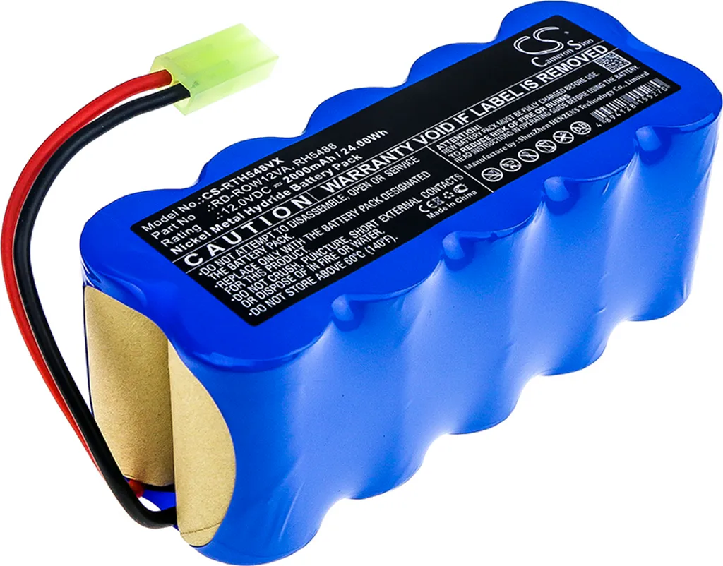 Batterie haute capacité compatible Rowenta RH8460WH et RH8432K0