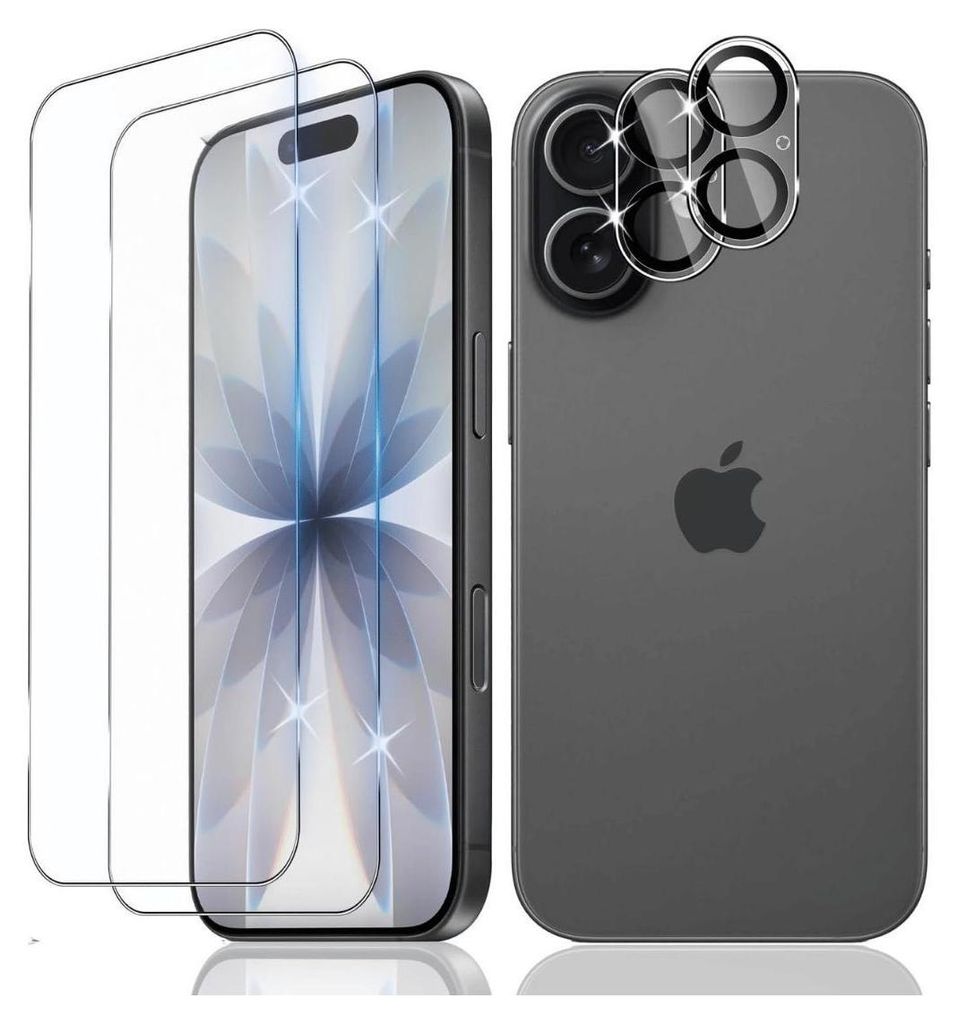 2X Schutzglas für iPhone 17 Display Kamera Hartglas Produktbild 
