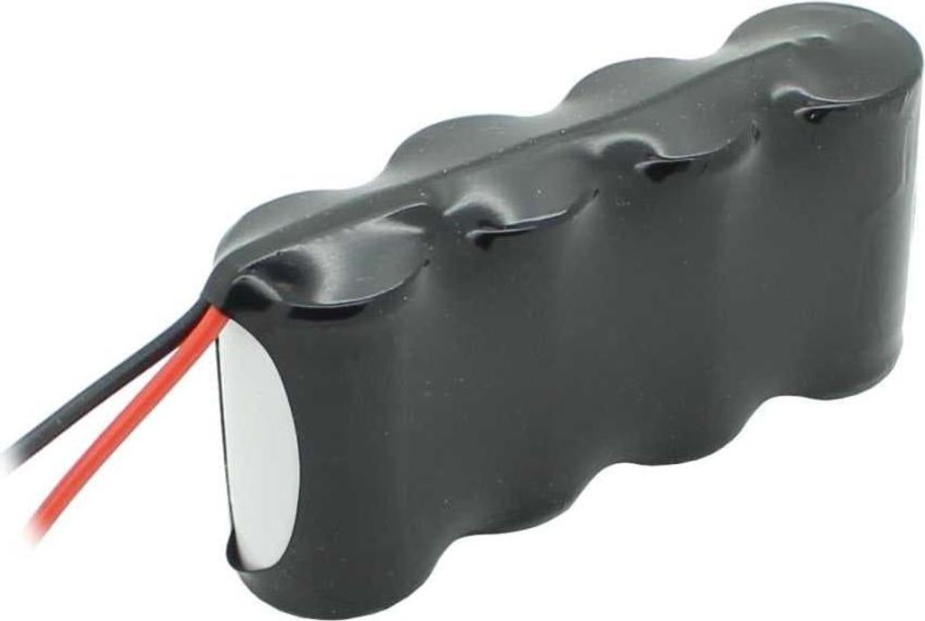 Notleuchtenakku NiCd 4,8V 1800mAh F1x4 Sub-C mit 200mm Kabel einseitig passend für 4,8 V Akku