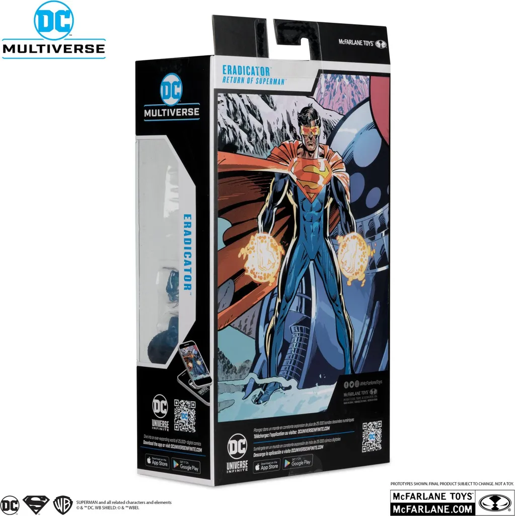 Figurine DC Multiverse Eradicator Édition Platine 18cm McFarlane Toys
