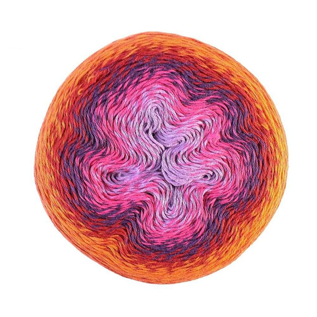 Scheepjes Whirl 215g - Farbverlaufs-Garn (764) Red Velvet Sunrise