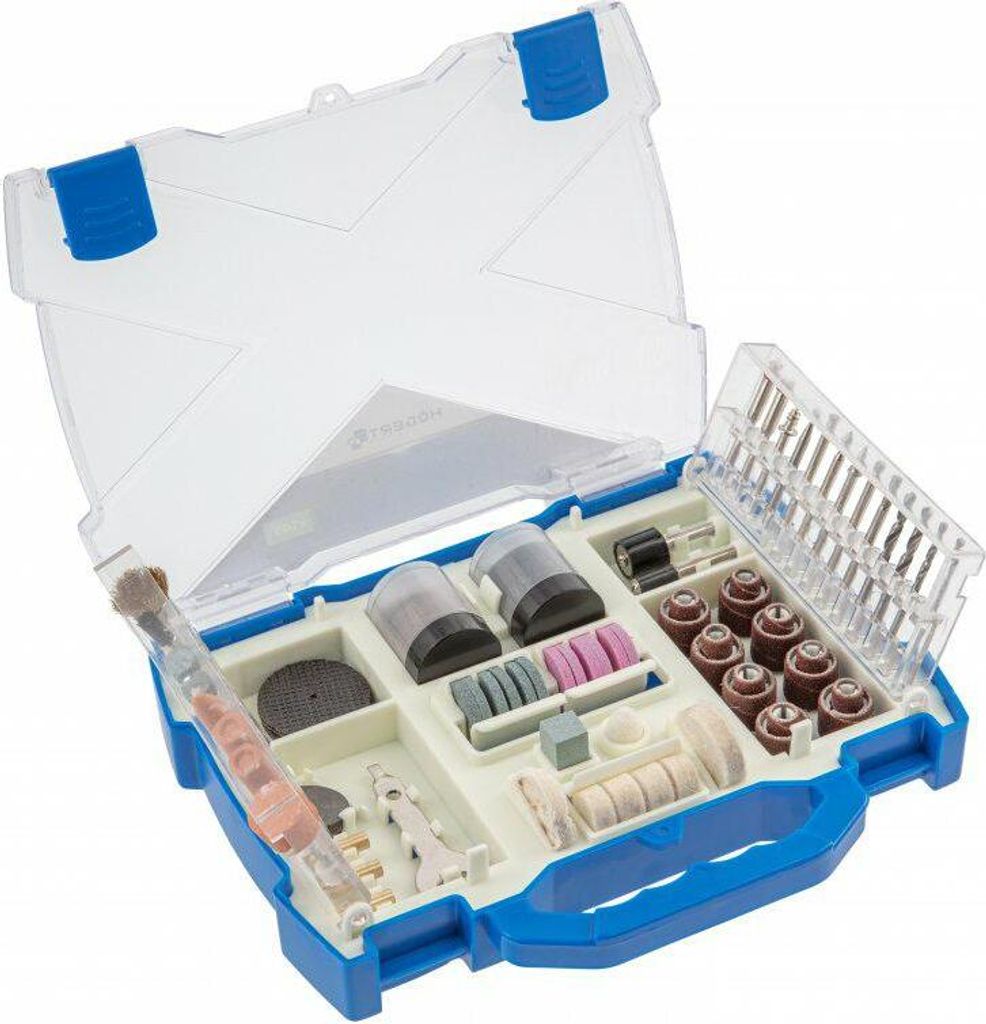 Högert Ersatzzubehörset für Mini-Schleifmaschine, 145-tlg.