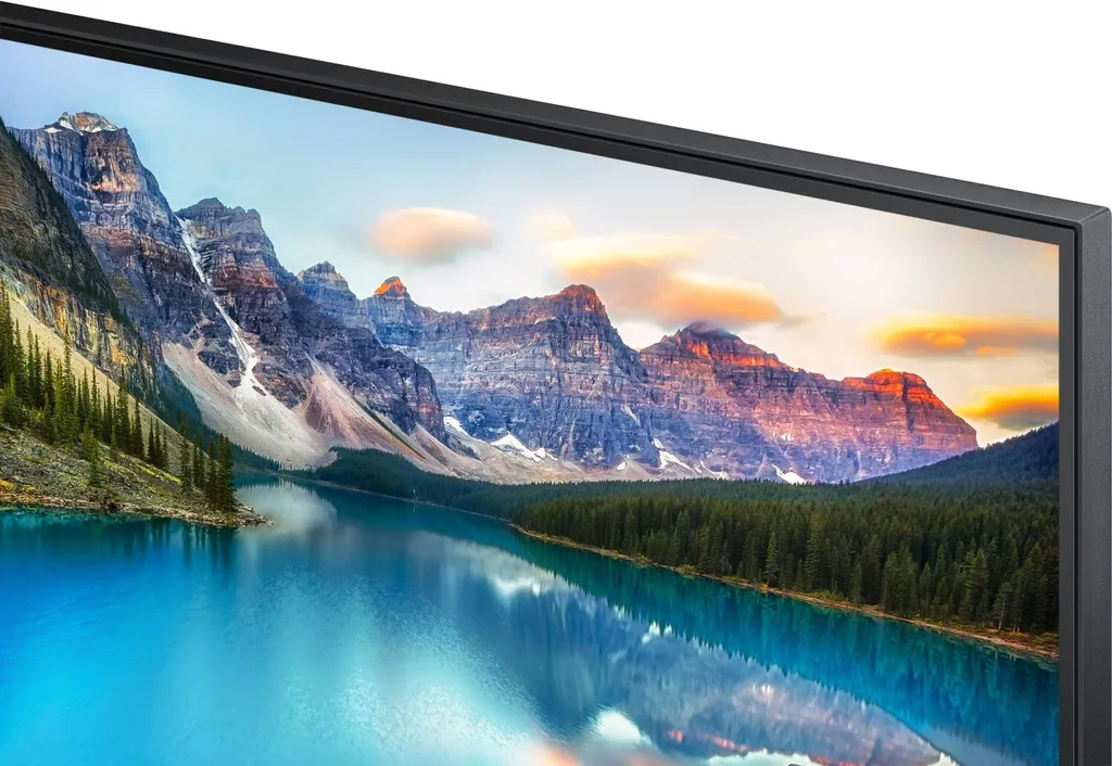 Moniteur de Bureau Samsung 24 pouces F24T370FWR Idéal Multi-écrans IPS