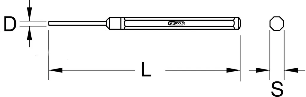 Chasse-goupille de 6 mm Anti-étincelles KS Tools Alliage Bronzeplus