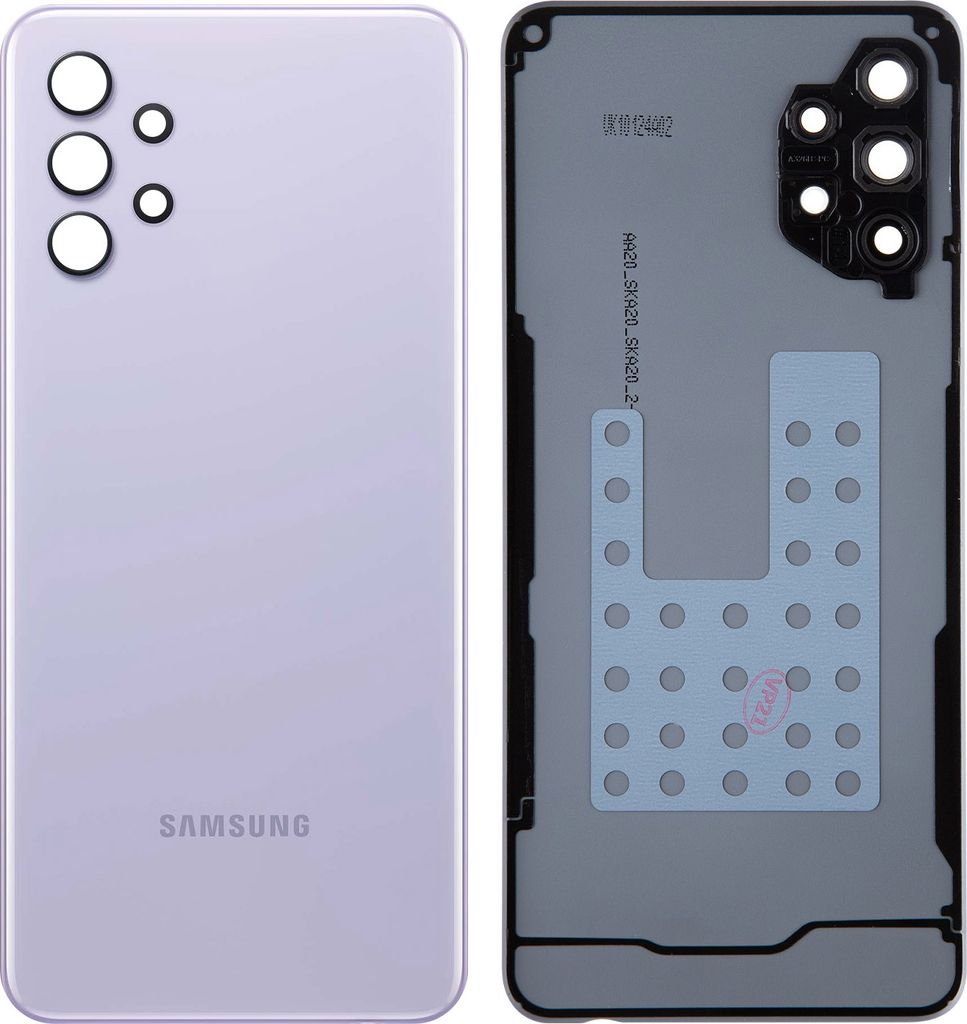 Original Samsung Akkudeckel, neue Rückseite für Samsung Galaxy A32 5G – Violett
