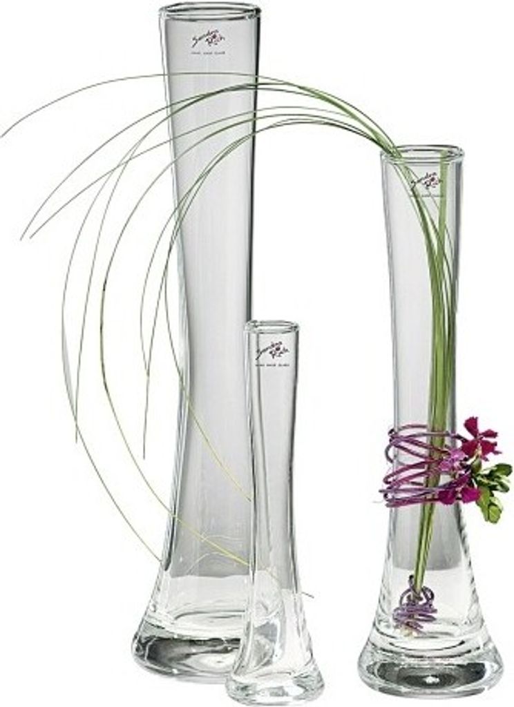 Vase Solifleur Glas 26cm Ø4cm klar