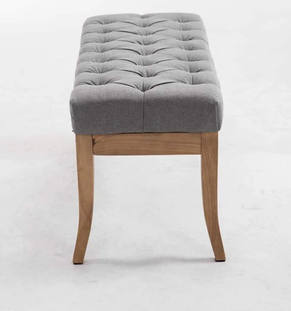Gagnez de la place avec le canapé compact Ramses gris 100 cm en tissu