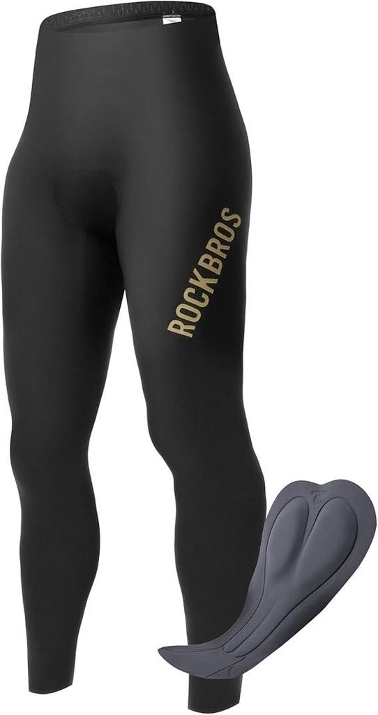 ROCKBROS Herren Radhose Lang Gepolstert Nahtlos Kompression Produktbild 