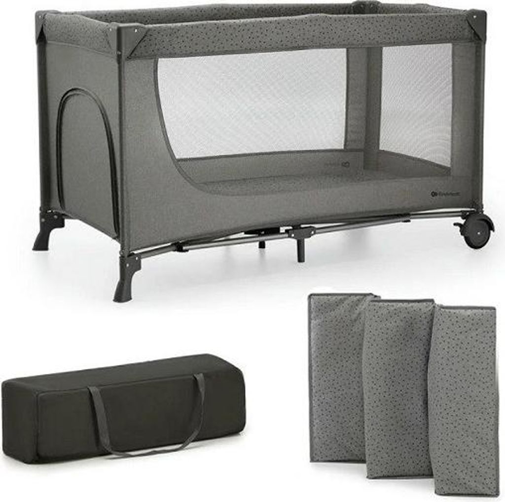KINDERKRAFT Lit de voyage Joy 2 Gris foncé Image du produit 