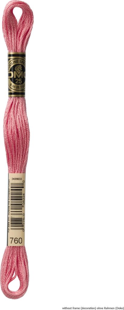 DMC Stickgarn Mouline Special 117MC -760, 6-fädig, 8m