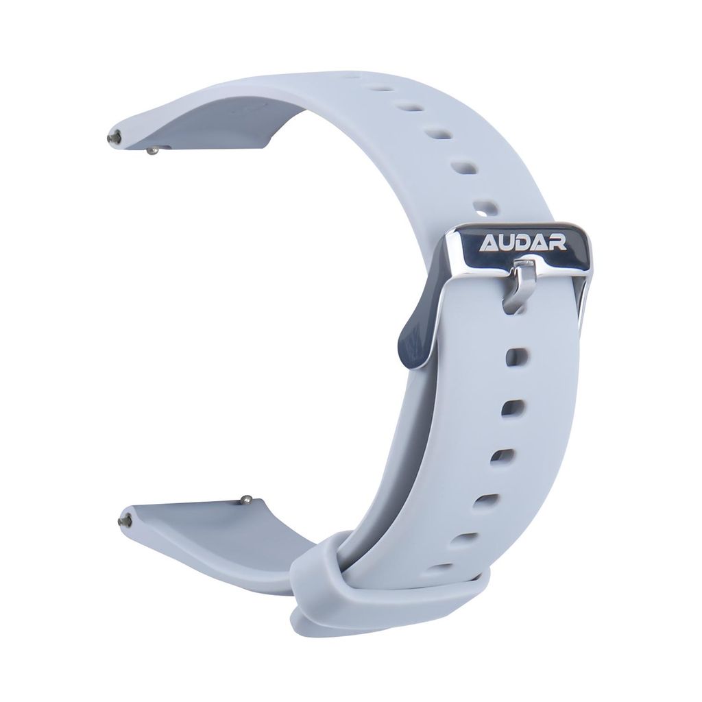 Ersatzarmband für E2 Silikon Smartwatch Armbänder mit Metallschnalle - AUDAR STR001G-M