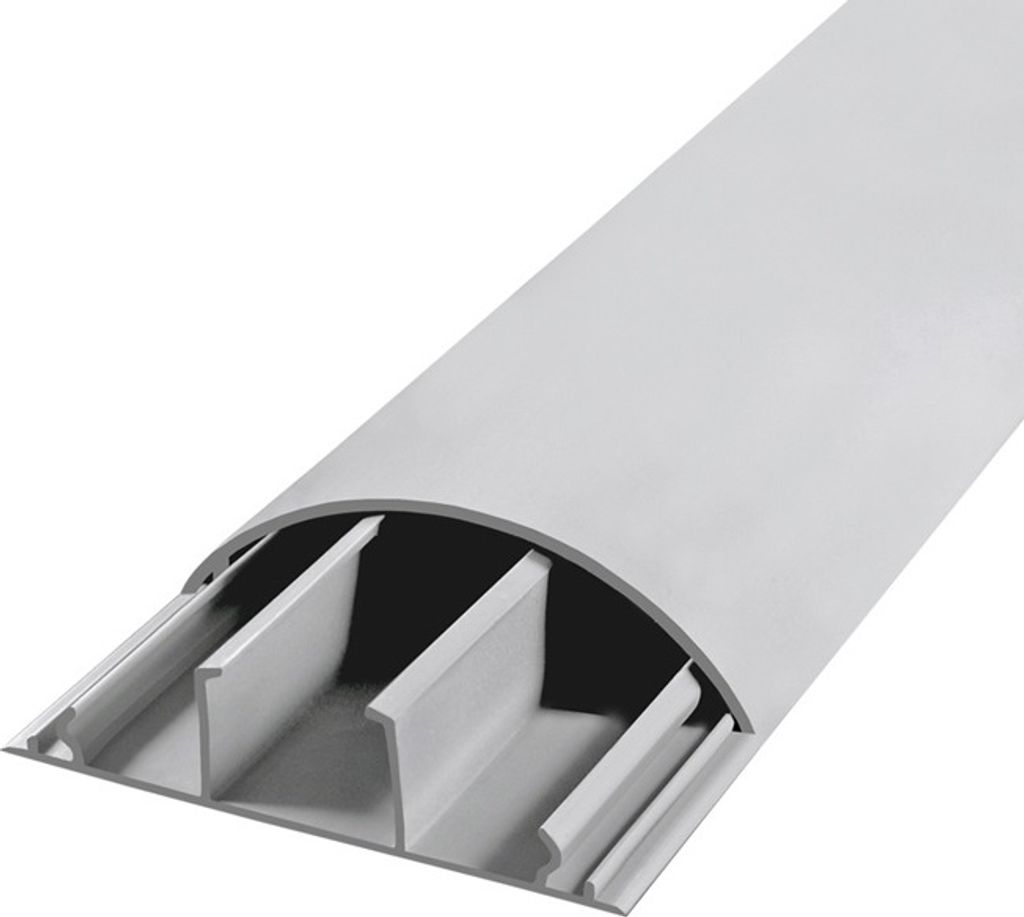 ARLI Wand / Fussboden Kabelkanal 2x 1m halbrund Produktbild 4